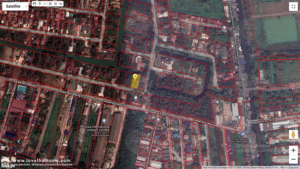 ขายที่ดินถมแล้วถนนเอกทักษิณ-หมู่บ้านเมืองเอกรังสิต-ย่านปทุมธานี